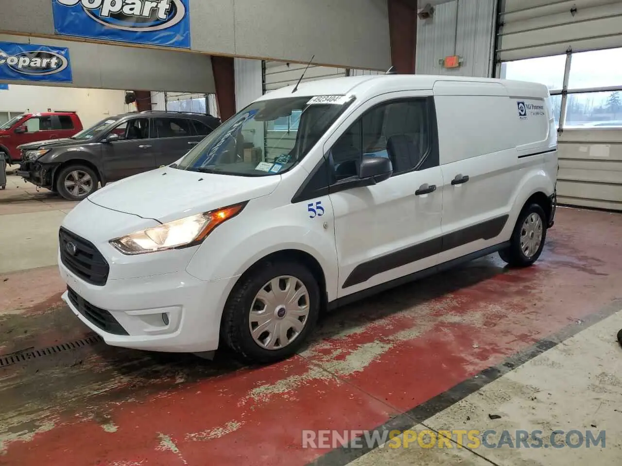 1 Photograph of a damaged car NM0LS7F28L1452394 FORD TRANSIT 2020