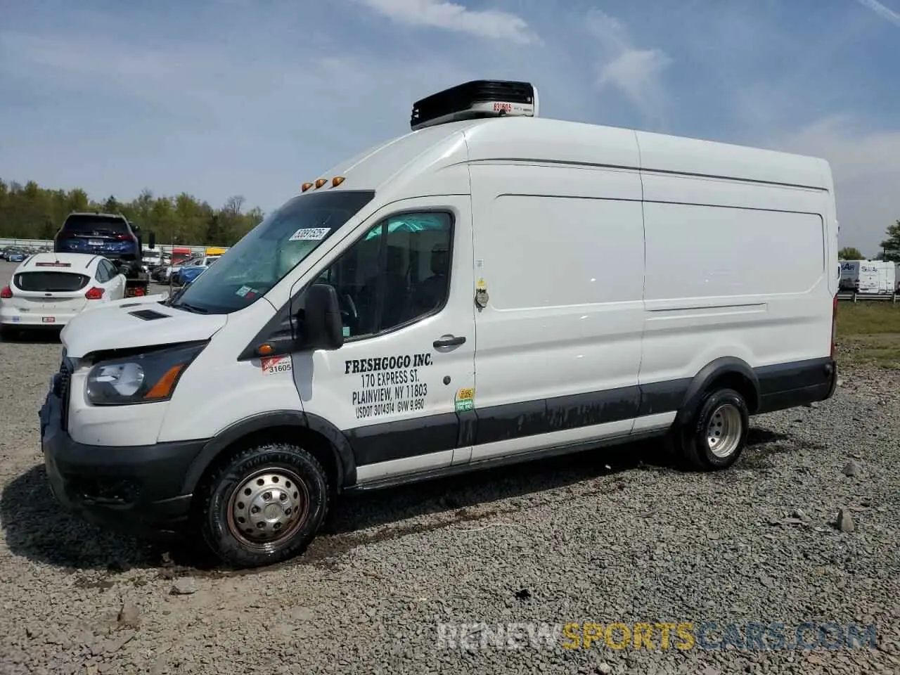 1 Photograph of a damaged car 1FTBF4X87MKA04342 FORD TRANSIT 2021