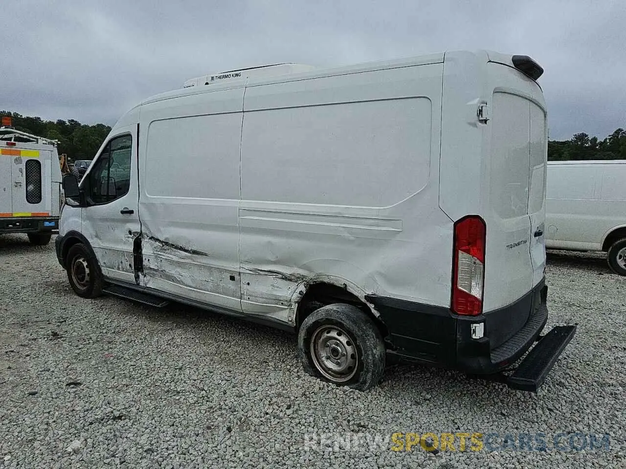 2 Photograph of a damaged car 1FTBR1C85MKA81464 FORD TRANSIT 2021