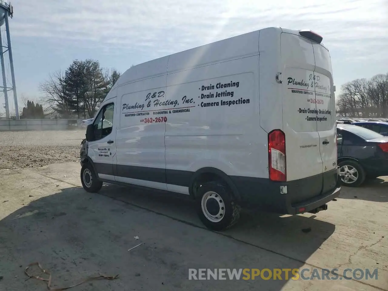 2 Photograph of a damaged car 1FTBR1X84MKA46392 FORD TRANSIT 2021