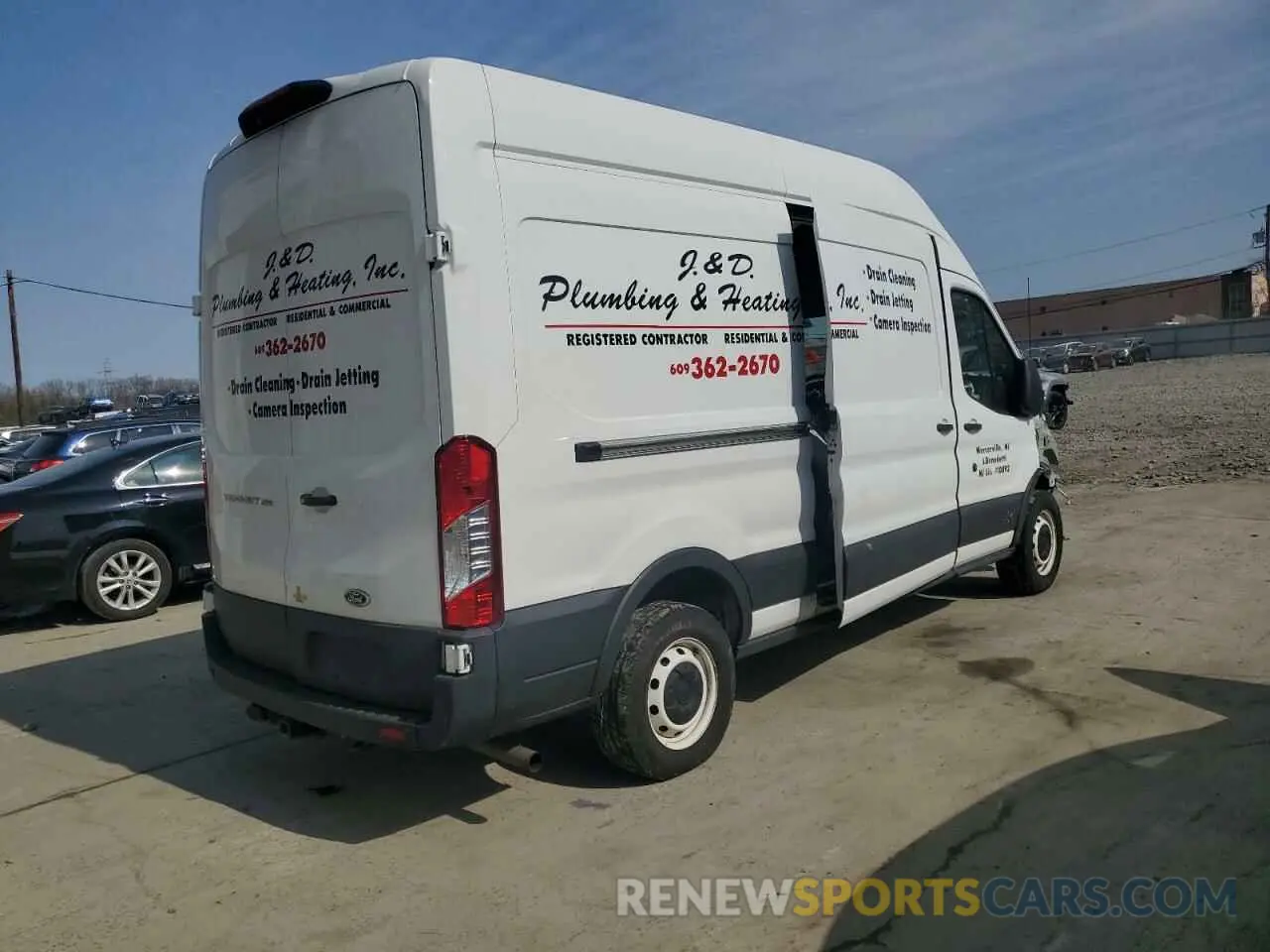 3 Photograph of a damaged car 1FTBR1X84MKA46392 FORD TRANSIT 2021