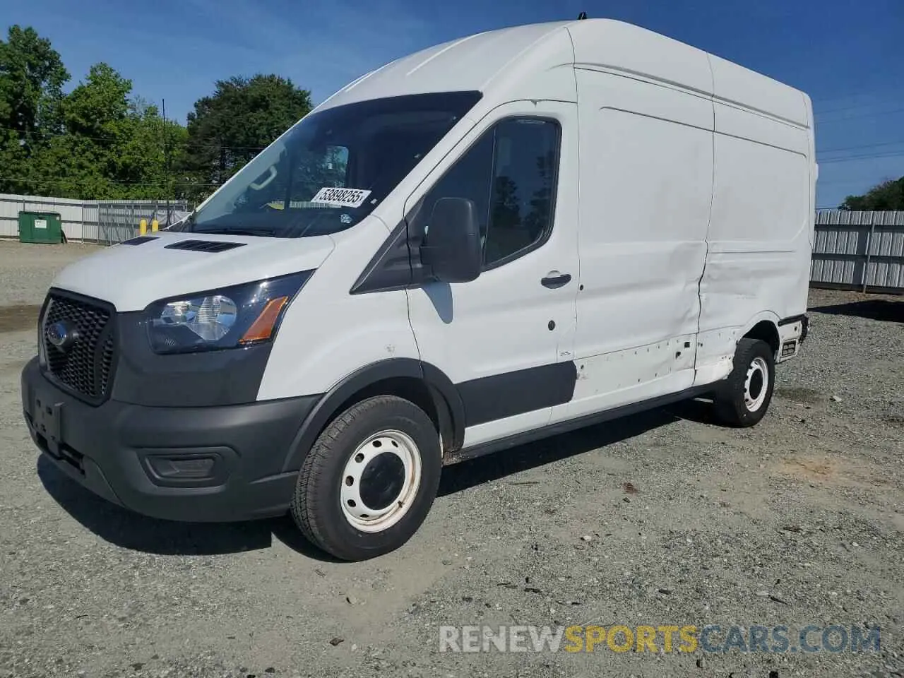 1 Photograph of a damaged car 1FTBR1X85MKA45784 FORD TRANSIT 2021