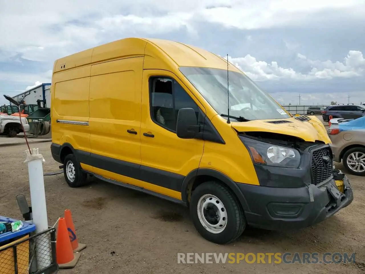 4 Photograph of a damaged car 1FTBR1X87MKA60092 FORD TRANSIT 2021