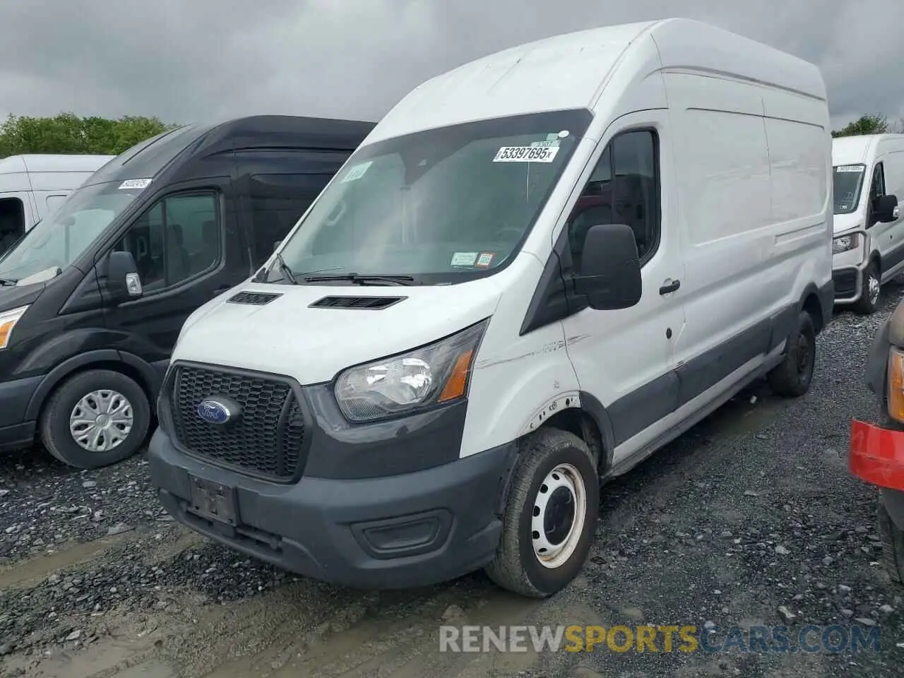1 Photograph of a damaged car 1FTBR1X8XMKA45750 FORD TRANSIT 2021
