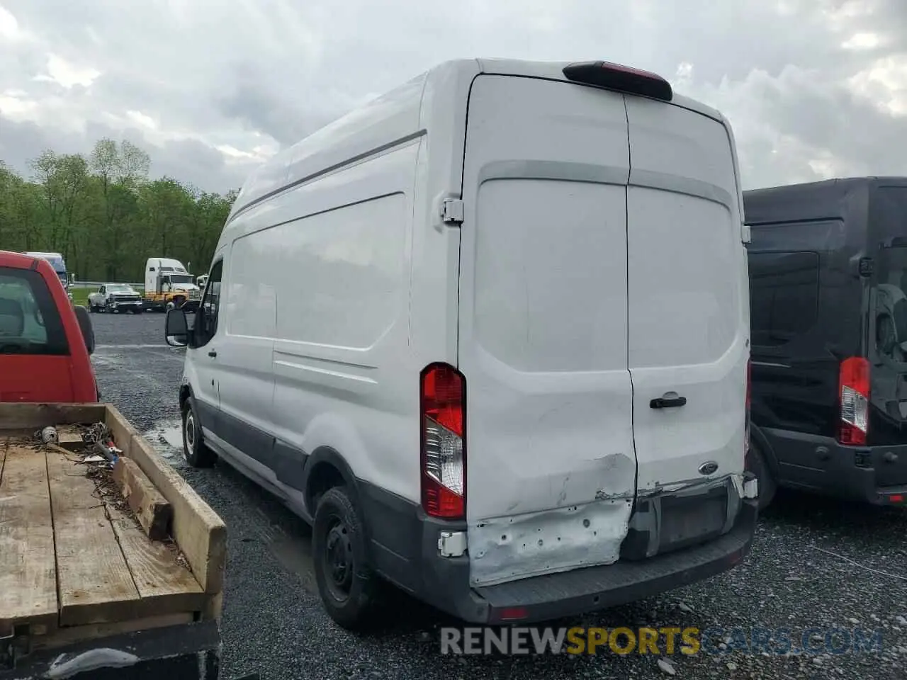 2 Photograph of a damaged car 1FTBR1X8XMKA45750 FORD TRANSIT 2021
