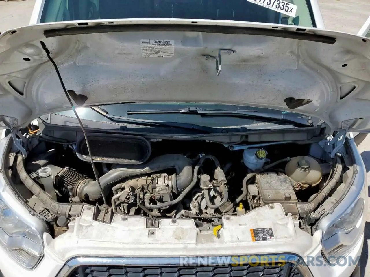 12 Photograph of a damaged car 1FTBR1Y80MKA45187 FORD TRANSIT 2021