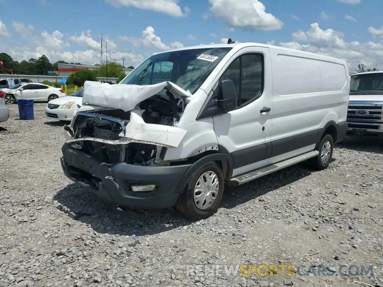 1 Photograph of a damaged car 1FTBR1Y85MKA45072 FORD TRANSIT 2021