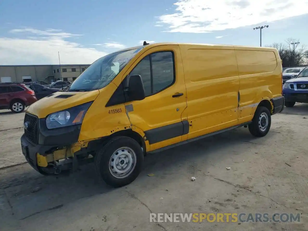 1 Photograph of a damaged car 1FTBR1Y85MKA47033 FORD TRANSIT 2021