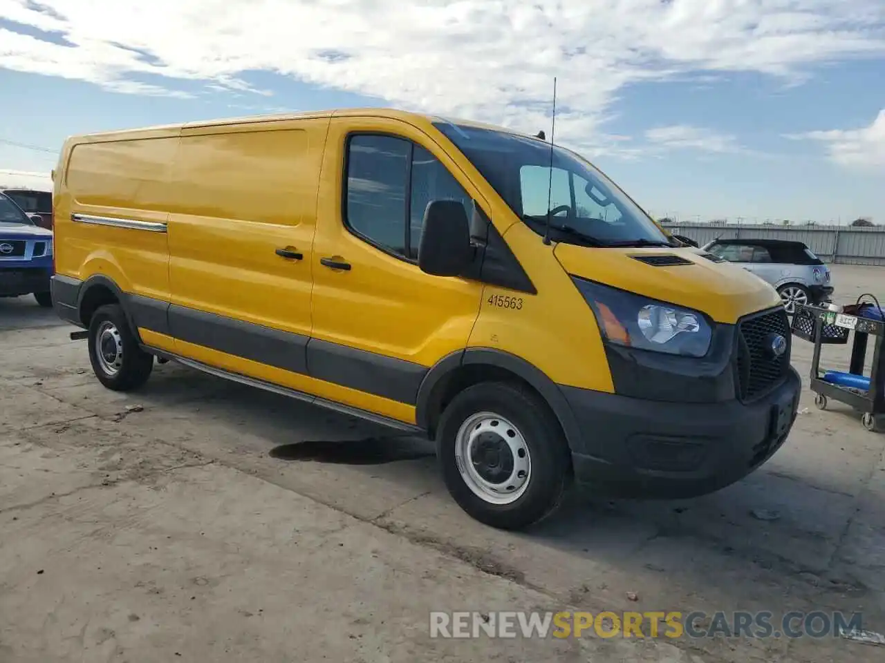 4 Photograph of a damaged car 1FTBR1Y85MKA47033 FORD TRANSIT 2021