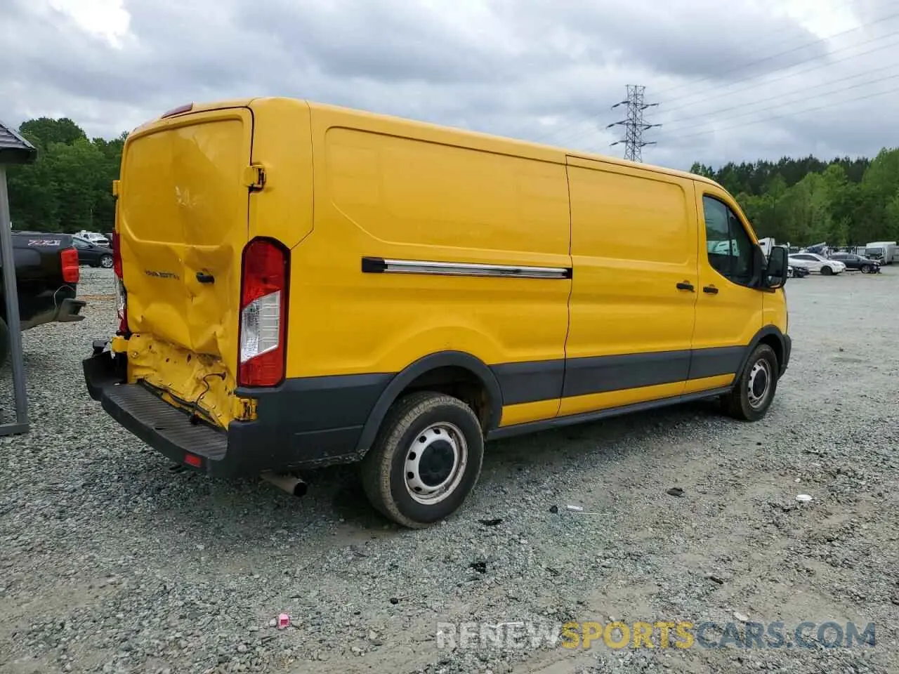 3 Photograph of a damaged car 1FTBR1Y89MKA47021 FORD TRANSIT 2021