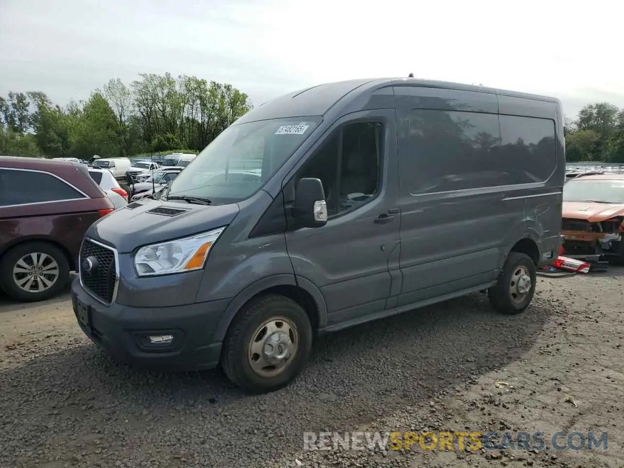 1 Photograph of a damaged car 1FTBR2CG6MKA37924 FORD TRANSIT 2021