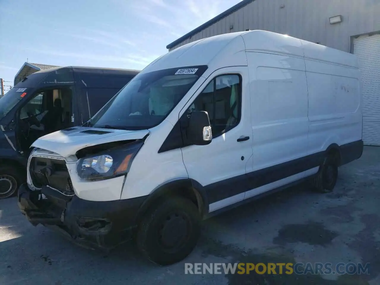 1 Photograph of a damaged car 1FTBR3X89MKA77102 FORD TRANSIT 2021