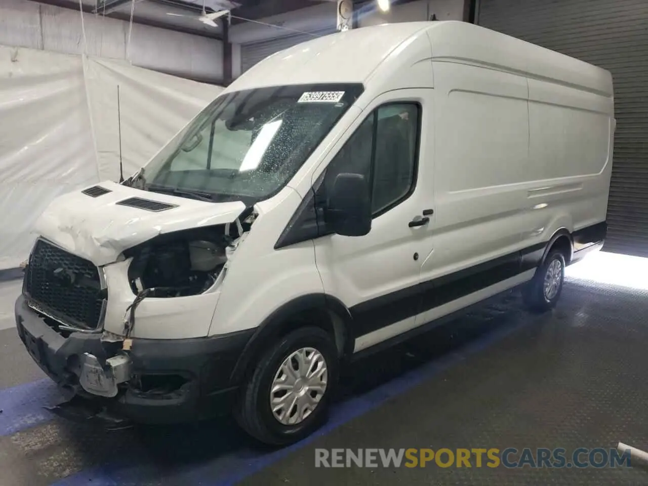 1 Photograph of a damaged car 1FTBW3X83MKA02596 FORD TRANSIT 2021