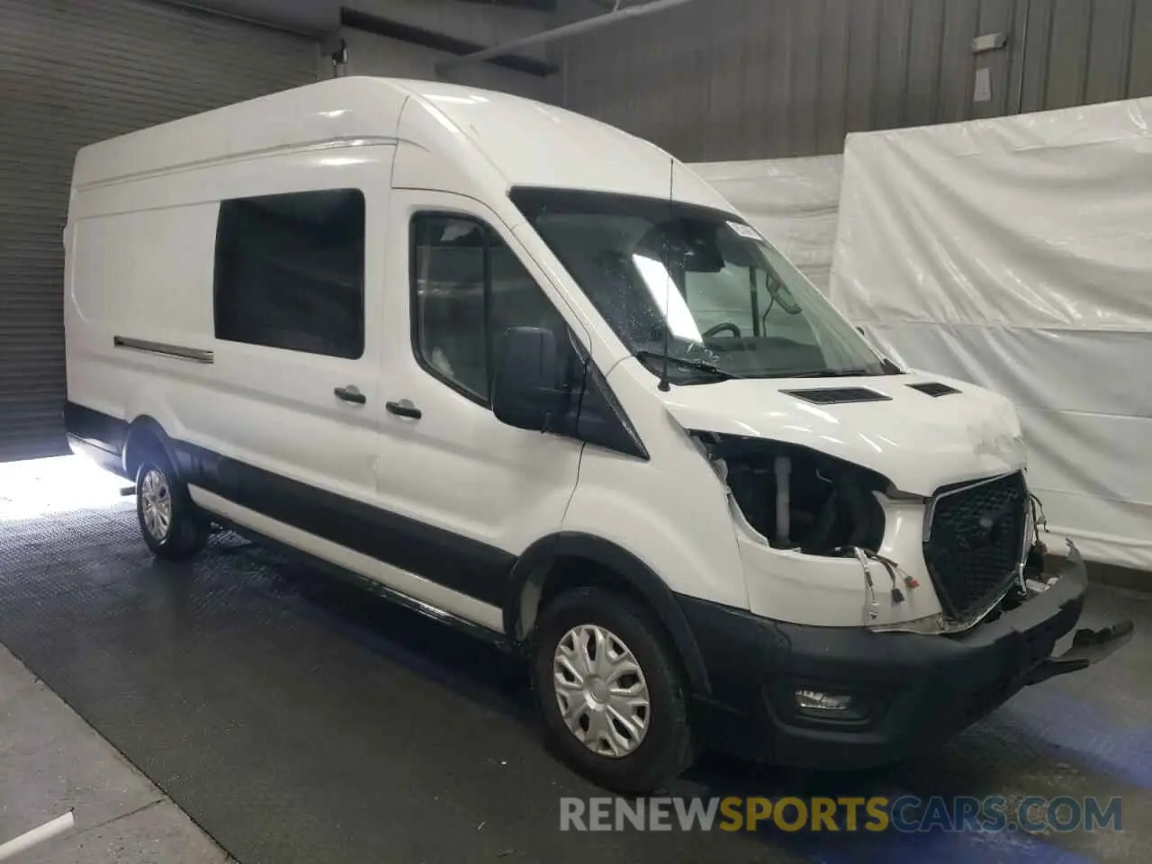 4 Photograph of a damaged car 1FTBW3X83MKA02596 FORD TRANSIT 2021