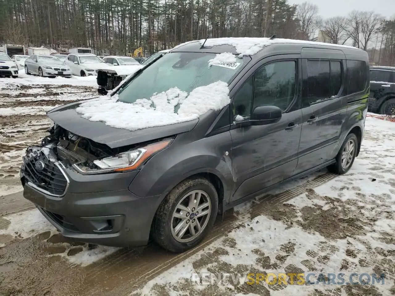 1 Photograph of a damaged car NM0GE9F28M1497065 FORD TRANSIT 2021