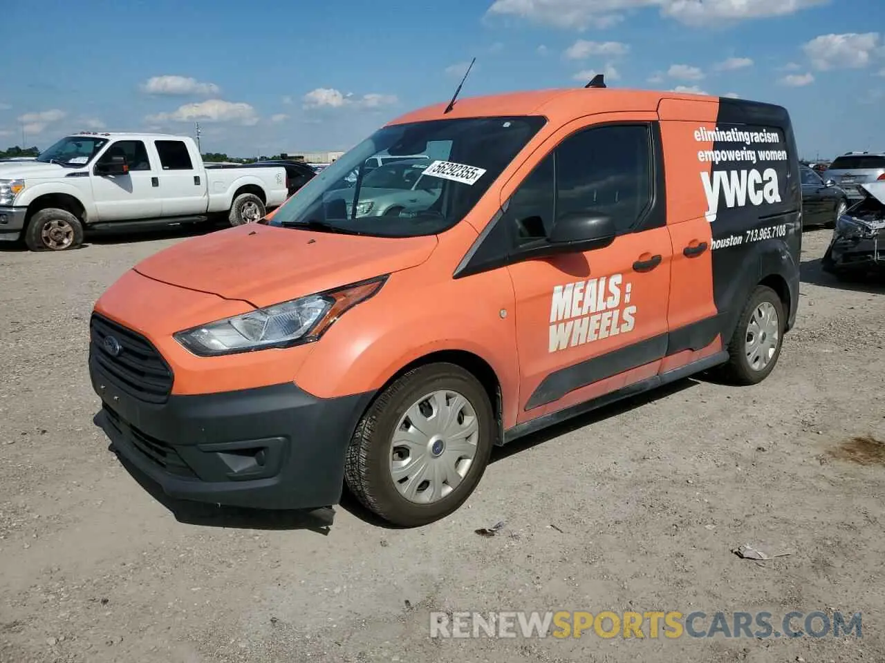 1 Photograph of a damaged car NM0LS6E29M1484588 FORD TRANSIT 2021