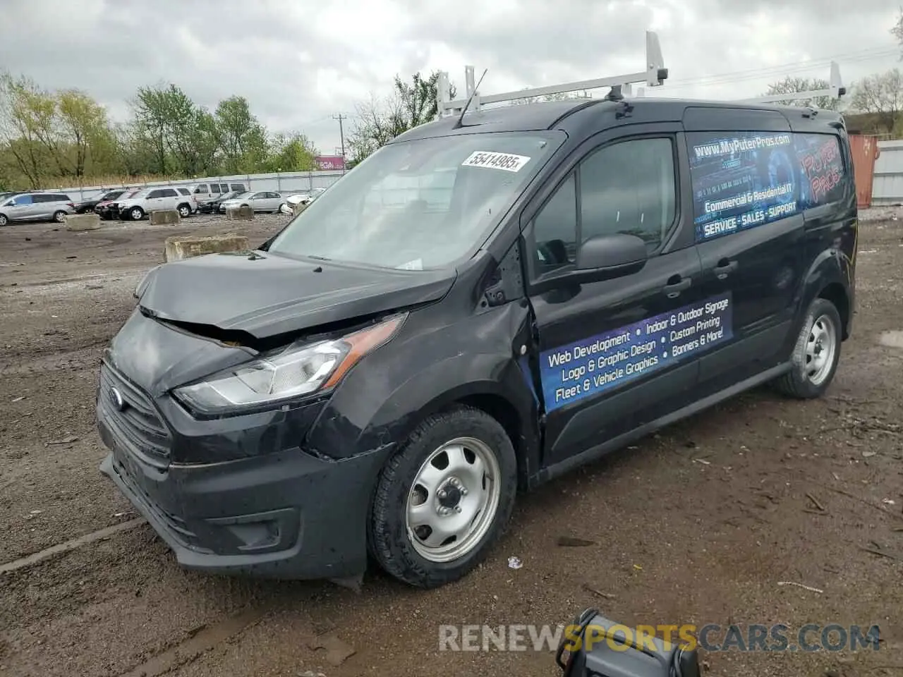1 Photograph of a damaged car NM0LS7E28M1491845 FORD TRANSIT 2021