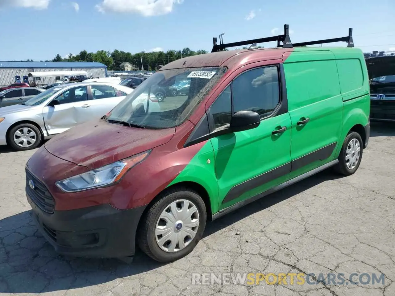 1 Photograph of a damaged car NM0LS7E72M1499242 FORD TRANSIT 2021