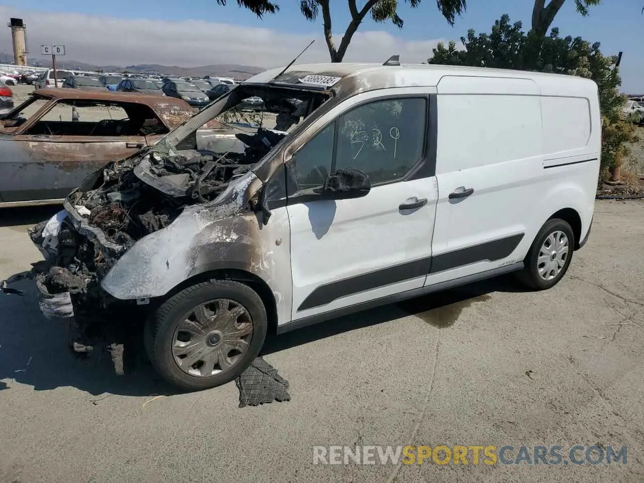 1 Photograph of a damaged car NM0LS7F21M1505258 FORD TRANSIT 2021