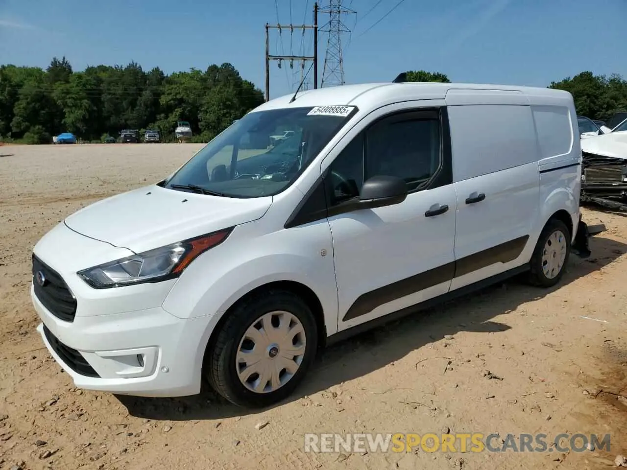 1 Photograph of a damaged car NM0LS7F26M1484911 FORD TRANSIT 2021