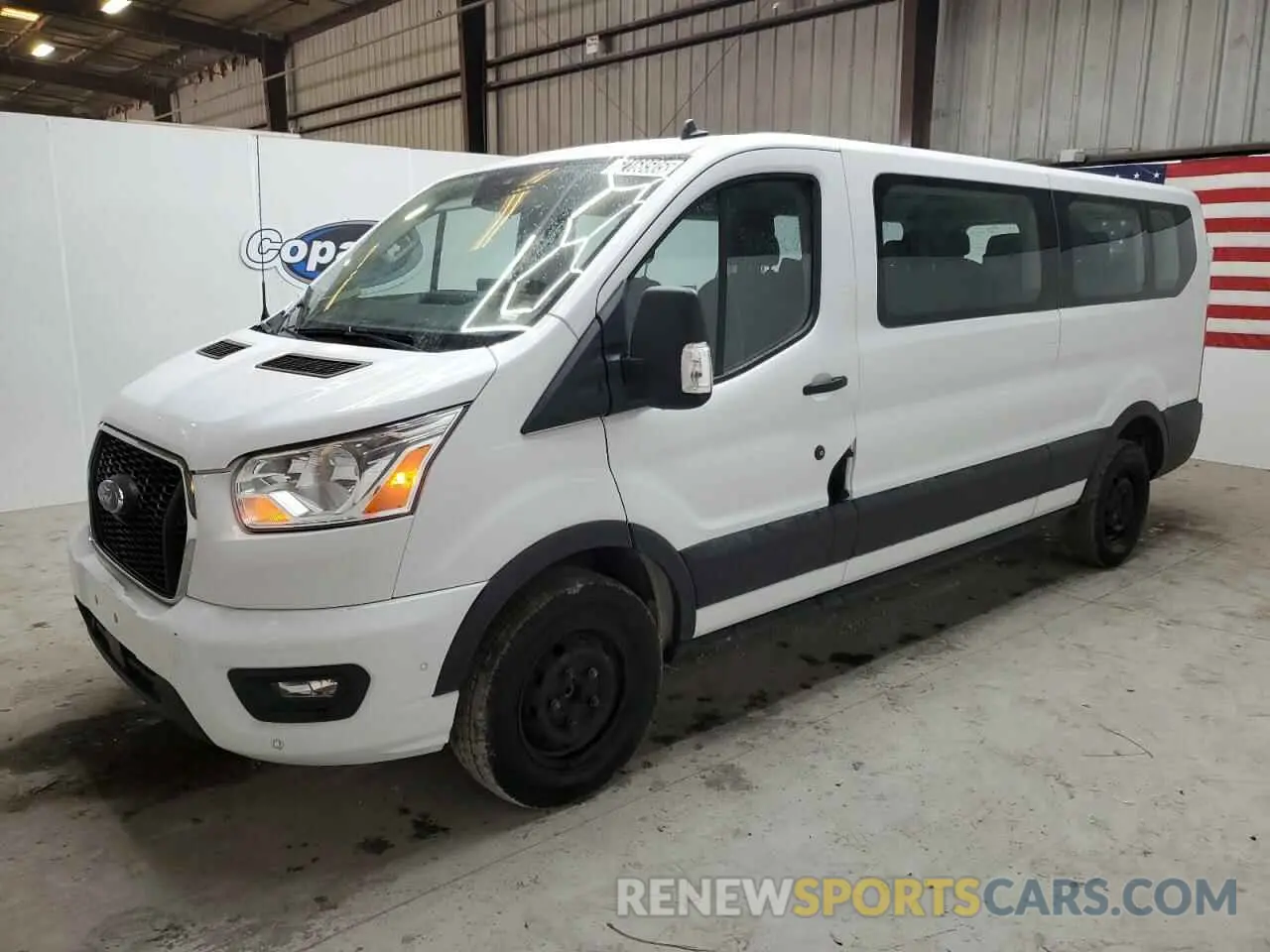 1 Photograph of a damaged car 1FBAX2Y85NKA29273 FORD TRANSIT 2022