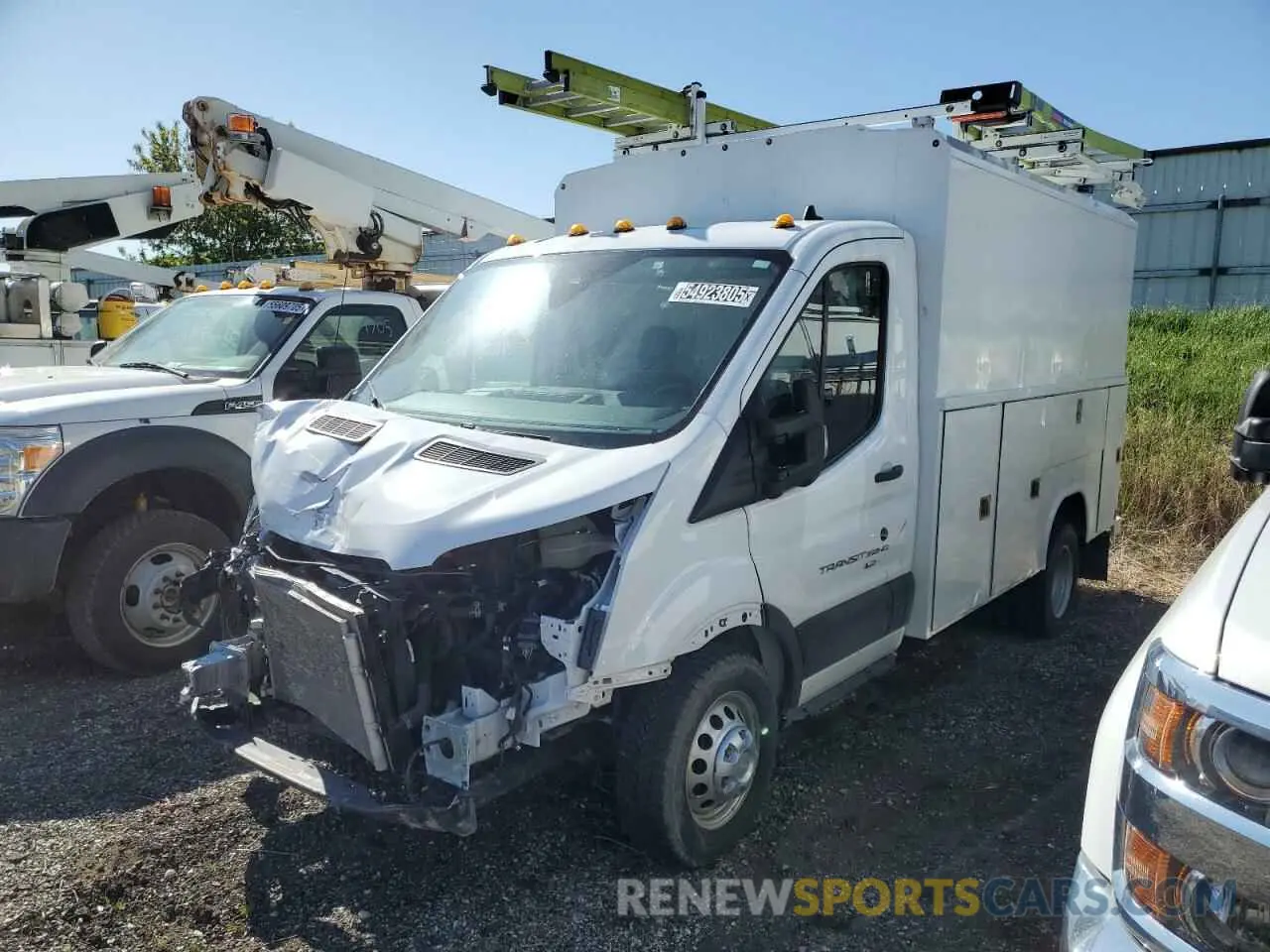 1 Photograph of a damaged car 1FDBF8P80NKA21682 FORD TRANSIT 2022