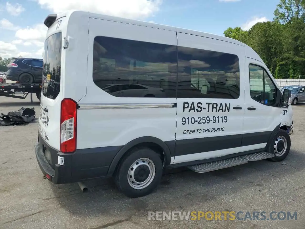 3 Photograph of a damaged car 1FDZK1C85NKA69802 FORD TRANSIT 2022