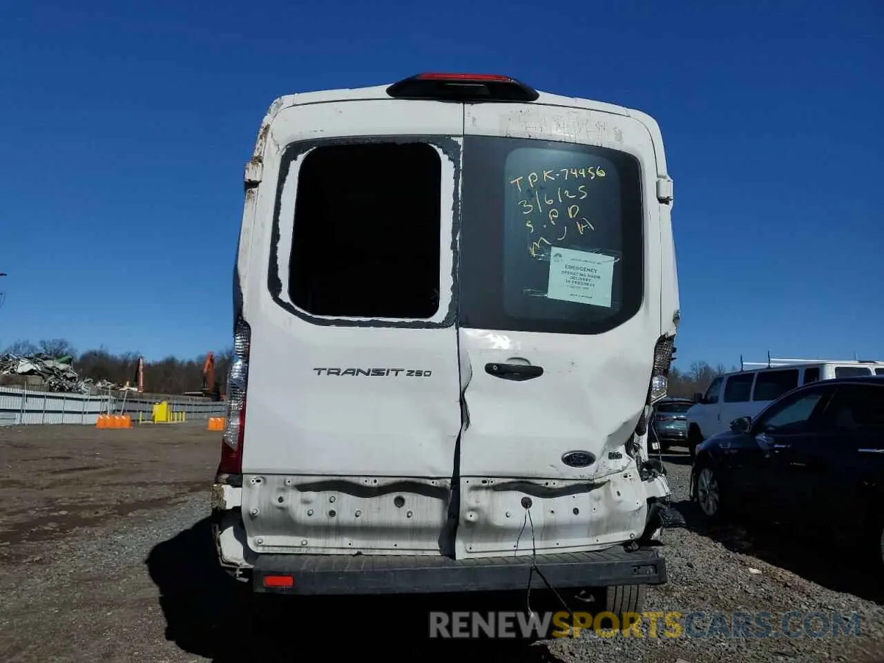 6 Photograph of a damaged car 1FTBR1C89NKA67892 FORD TRANSIT 2022