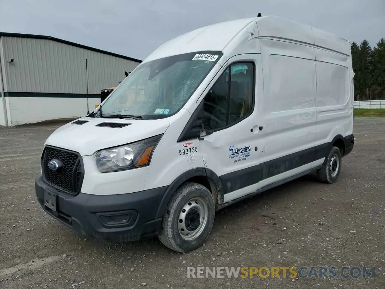 1 Photograph of a damaged car 1FTBR1X85NKA58035 FORD TRANSIT 2022