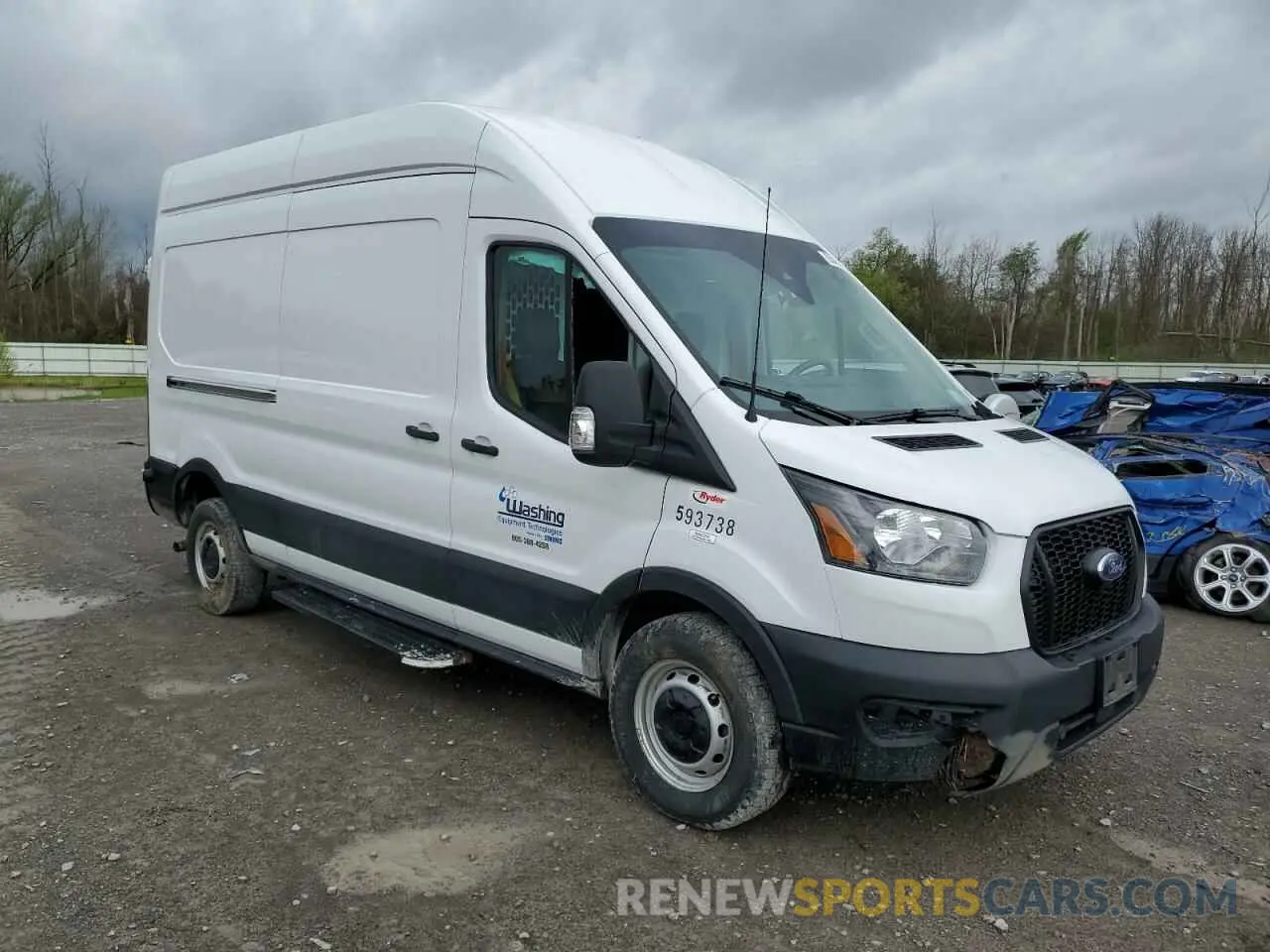 4 Photograph of a damaged car 1FTBR1X85NKA58035 FORD TRANSIT 2022