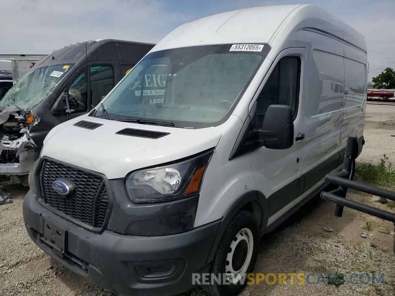 1 Photograph of a damaged car 1FTBR1X89NKA23546 FORD TRANSIT 2022