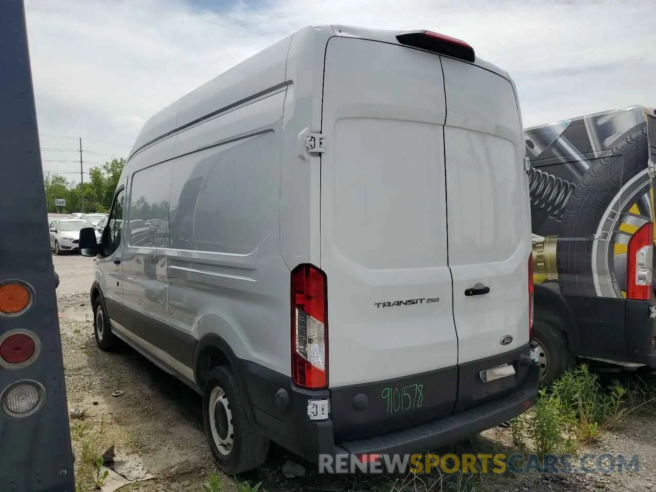 2 Photograph of a damaged car 1FTBR1X89NKA23546 FORD TRANSIT 2022