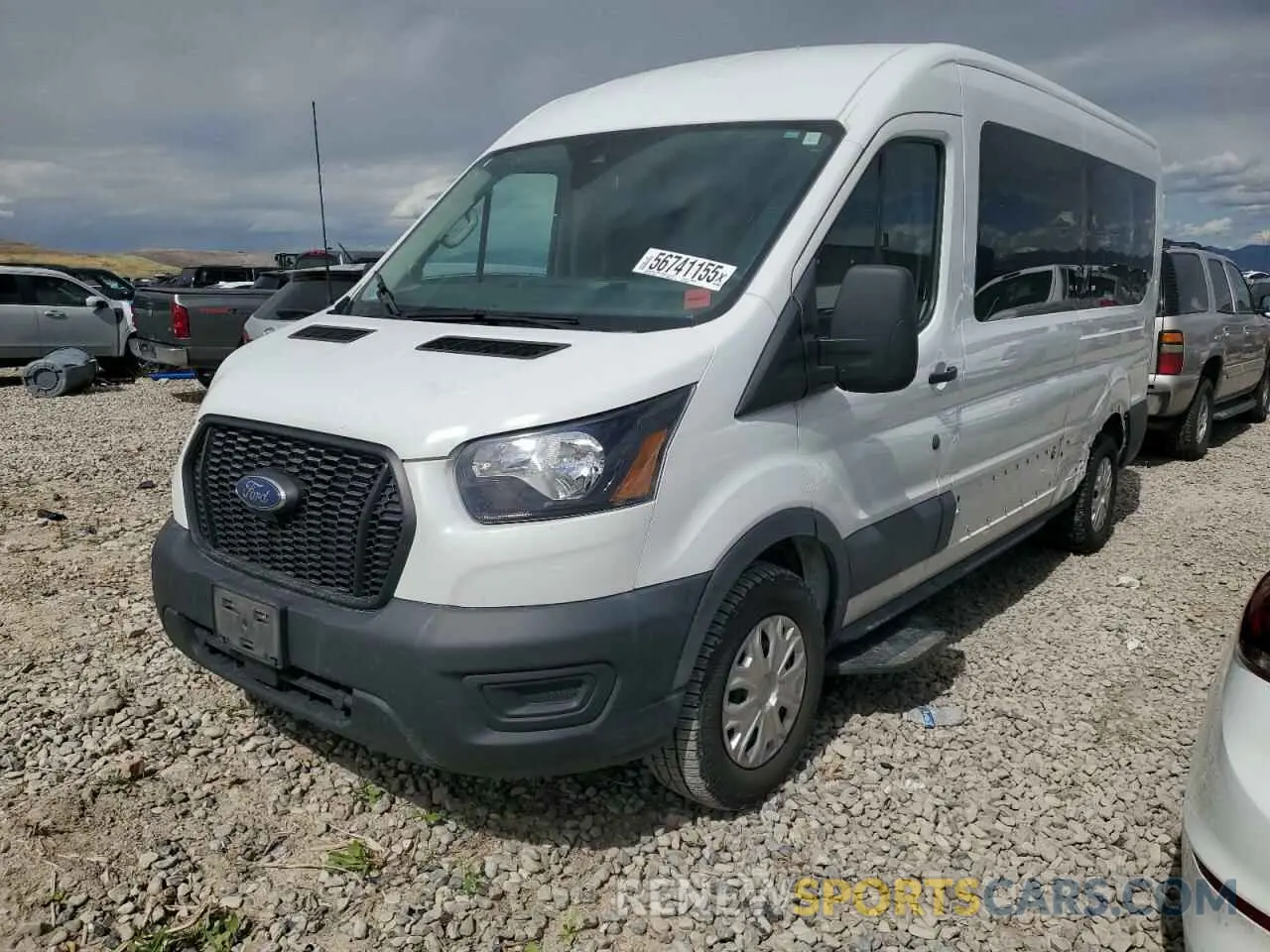 1 Photograph of a damaged car 1FTYE1C86NKA58458 FORD TRANSIT 2022
