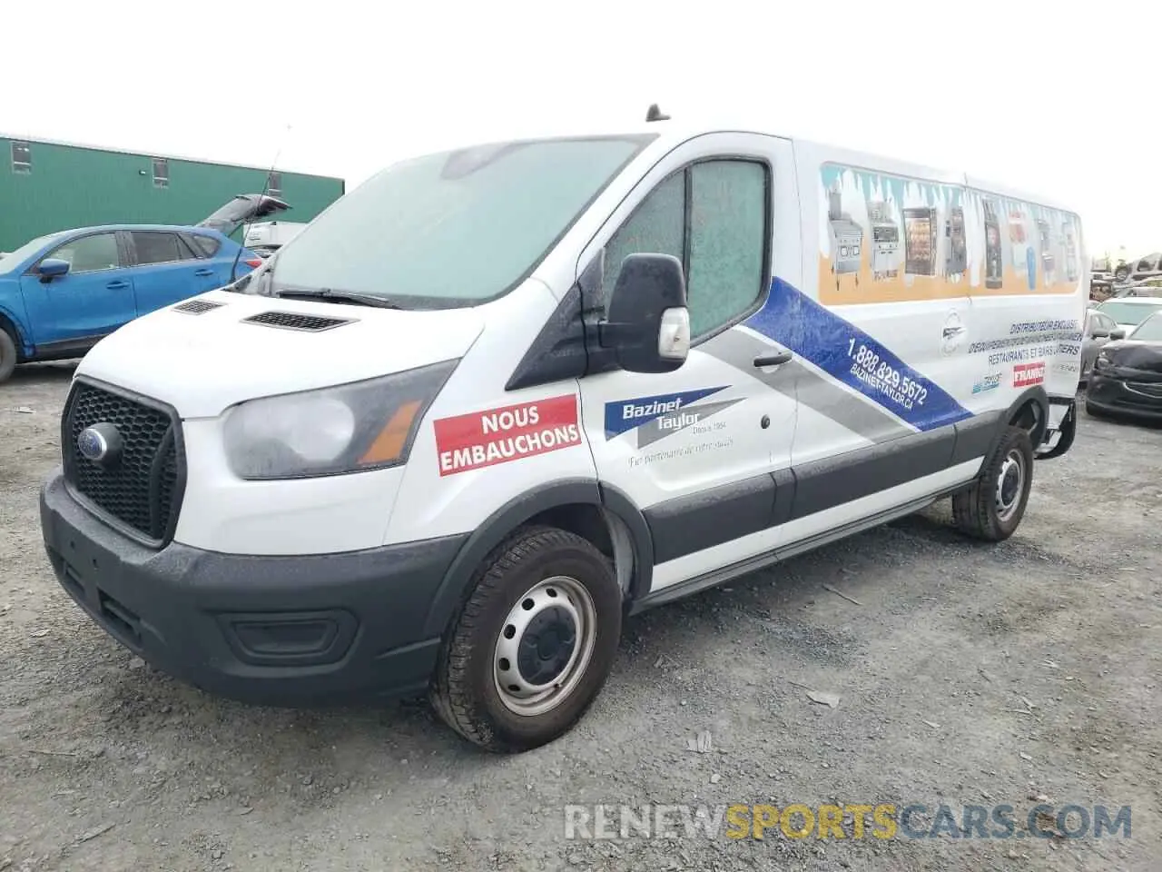 1 Photograph of a damaged car 1FTYE1Y82NKA32948 FORD TRANSIT 2022
