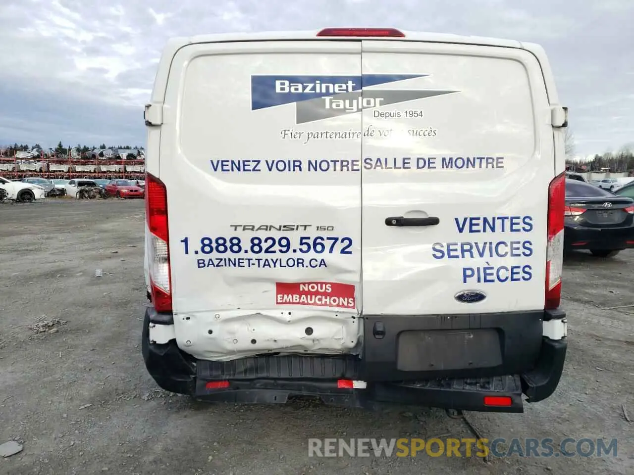 13 Photograph of a damaged car 1FTYE1Y82NKA32948 FORD TRANSIT 2022