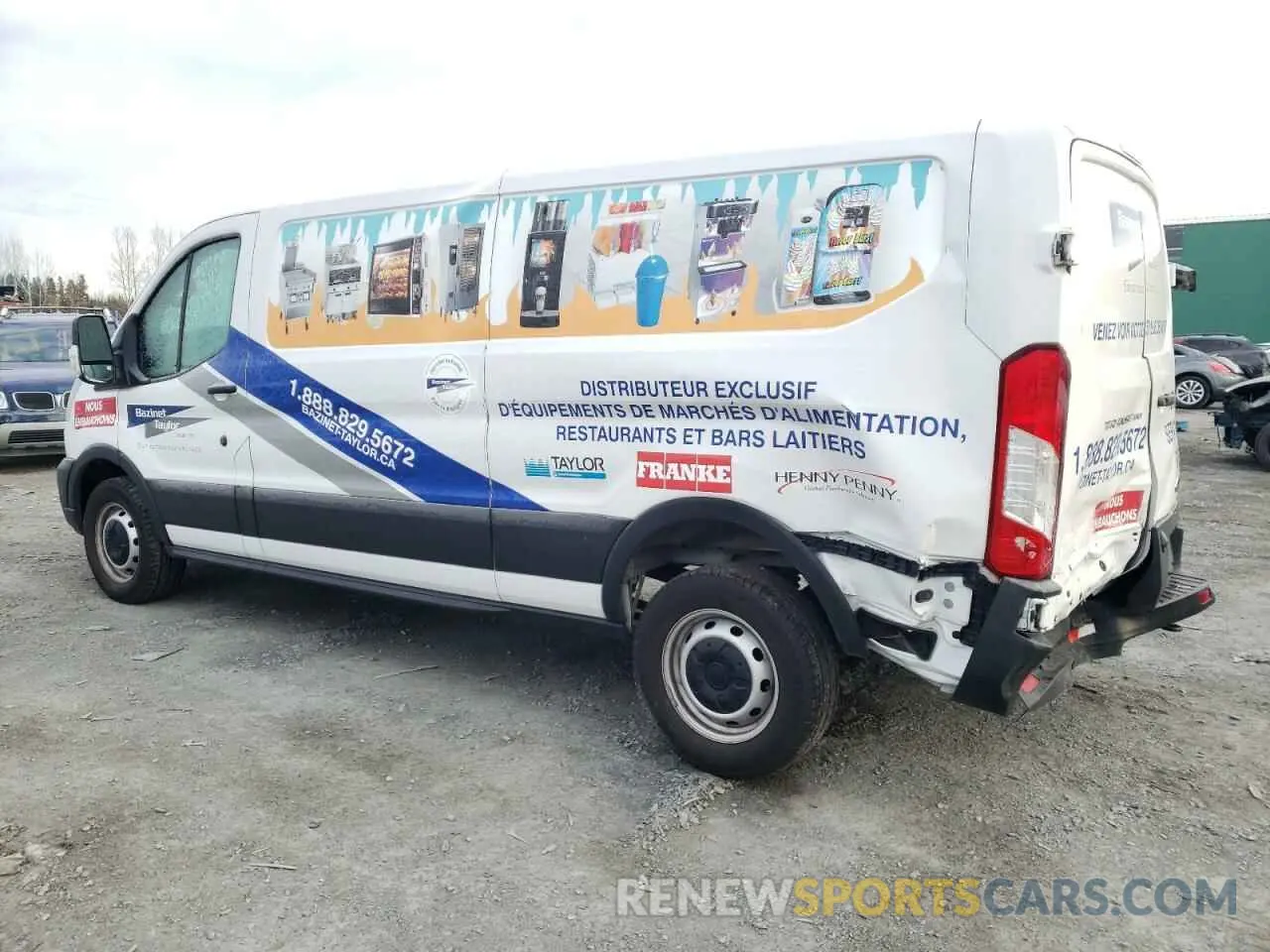 2 Photograph of a damaged car 1FTYE1Y82NKA32948 FORD TRANSIT 2022