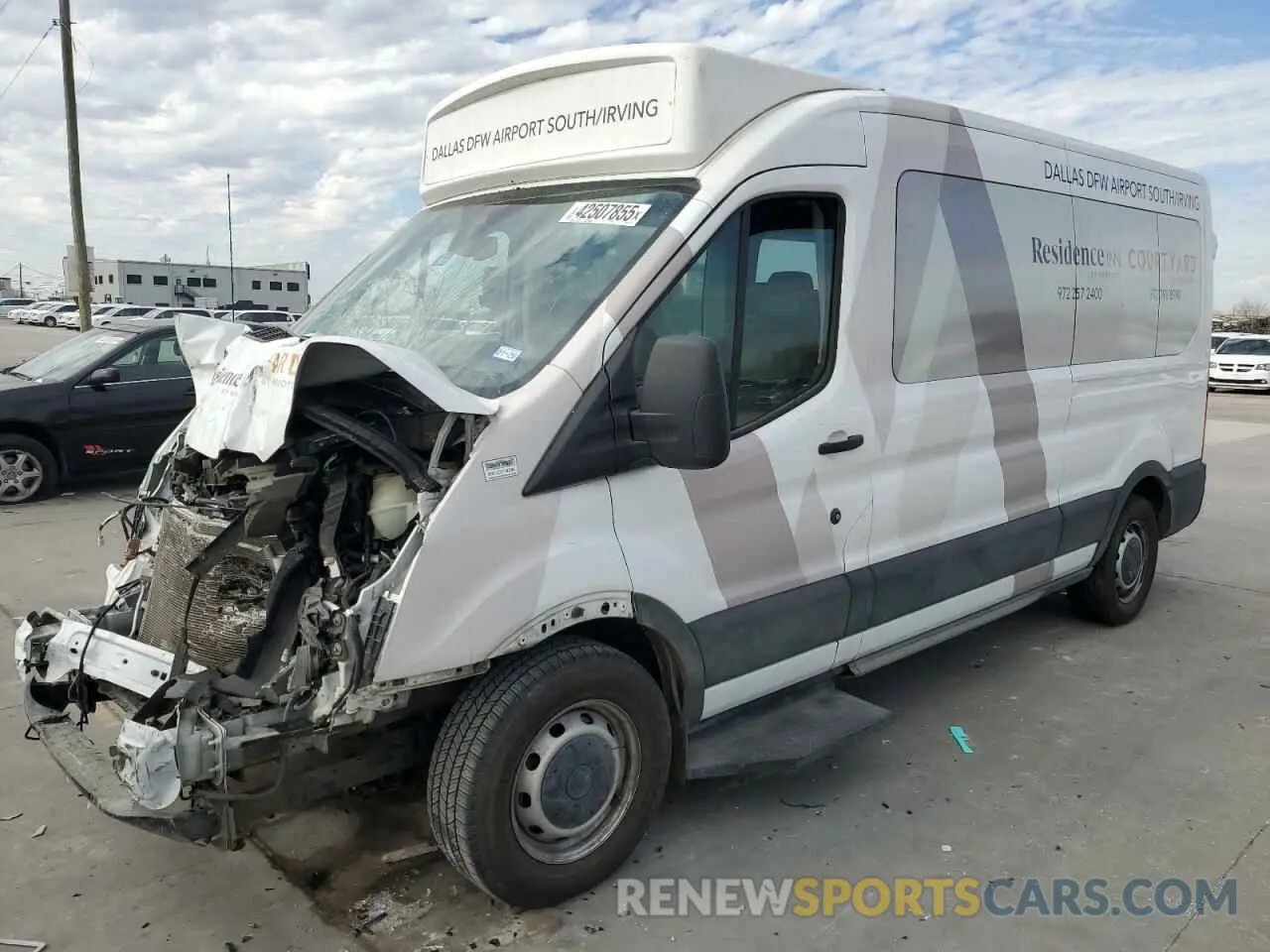 1 Photograph of a damaged car 1FBAX2C88PKB89190 FORD TRANSIT 2023