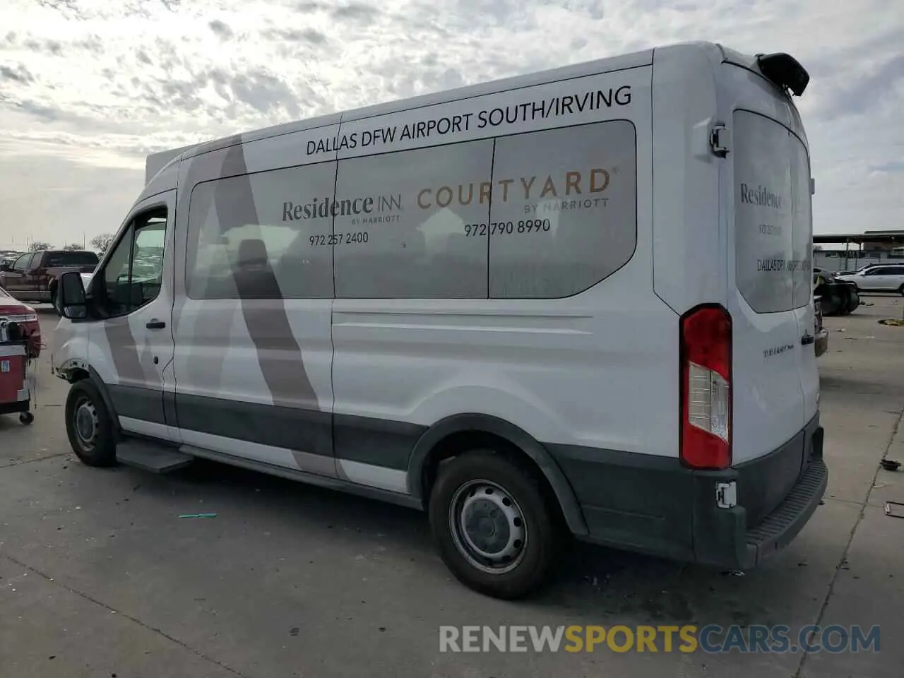 2 Photograph of a damaged car 1FBAX2C88PKB89190 FORD TRANSIT 2023