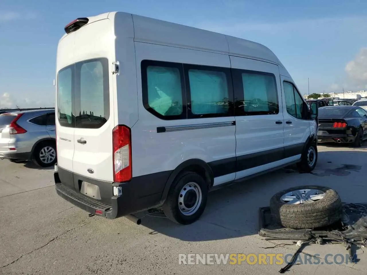 3 Photograph of a damaged car 1FBAX2X80PKA62847 FORD TRANSIT 2023