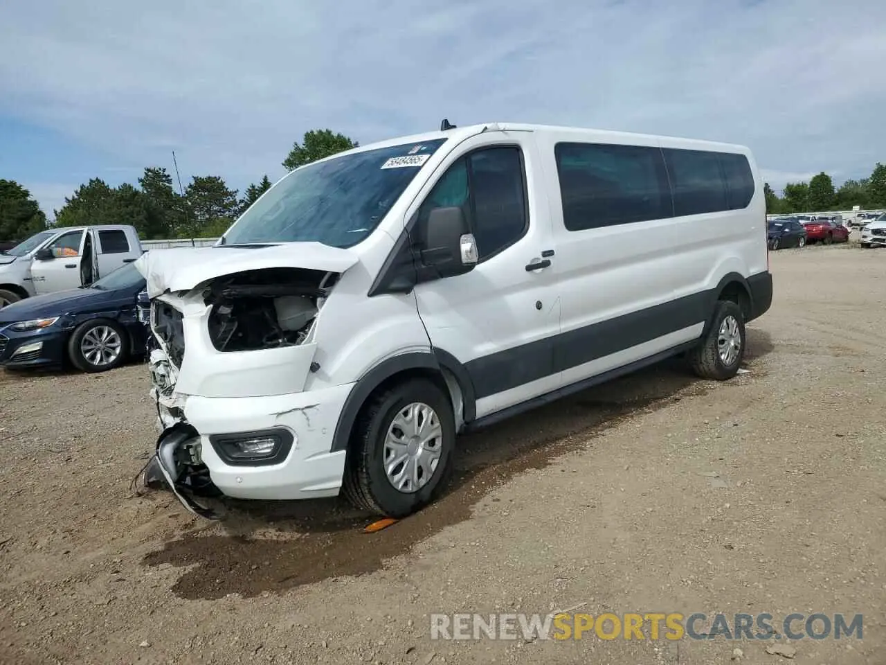 1 Photograph of a damaged car 1FBAX2Y82PKA53310 FORD TRANSIT 2023