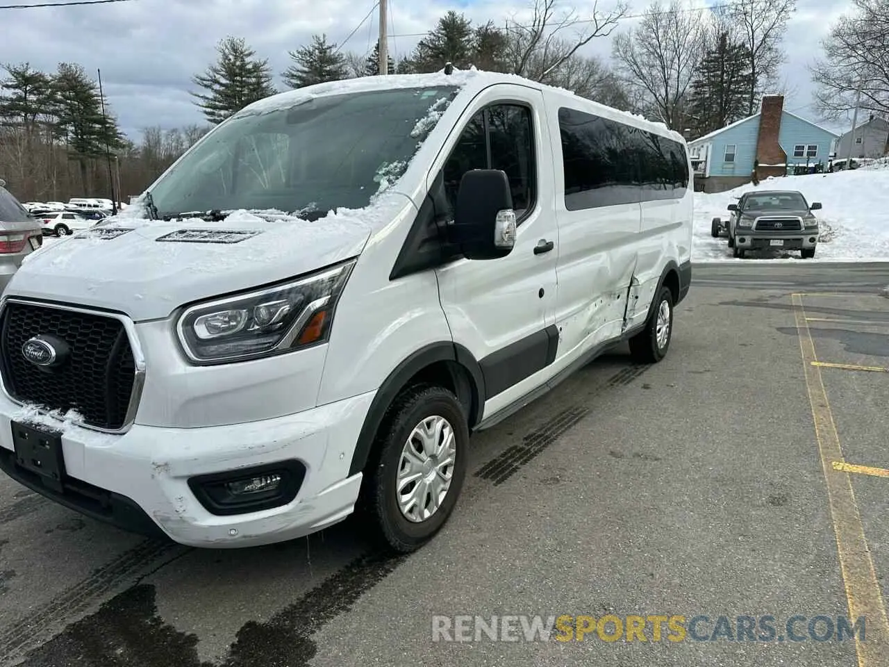 1 Photograph of a damaged car 1FBAX2YG2PKB56430 FORD TRANSIT 2023