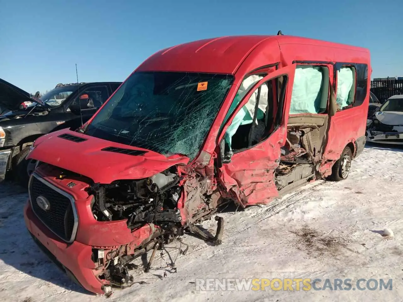 1 Photograph of a damaged car 1FBAX9CG3PKB83202 FORD TRANSIT 2023