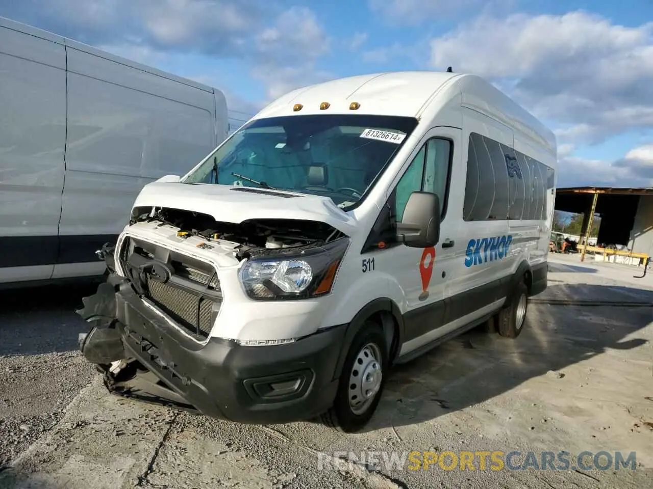 1 Photograph of a damaged car 1FBVU4X89PKB82684 FORD TRANSIT 2023