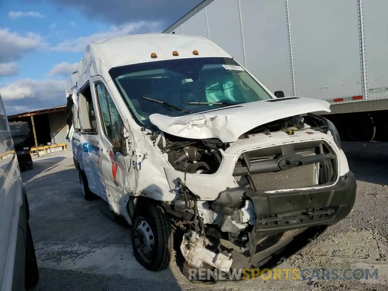 4 Photograph of a damaged car 1FBVU4X89PKB82684 FORD TRANSIT 2023