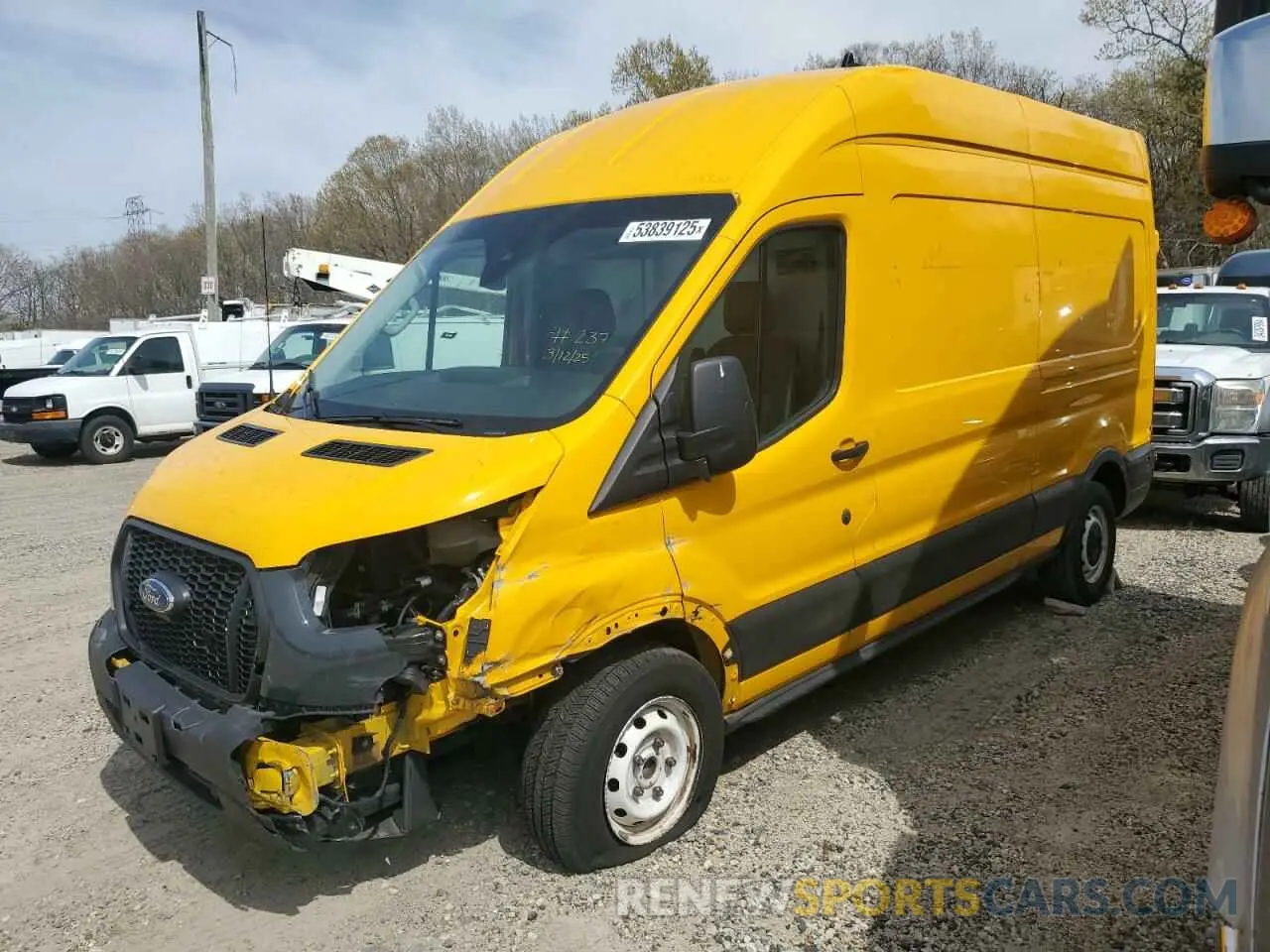 1 Photograph of a damaged car 1FTBR1X8XPKA66862 FORD TRANSIT 2023