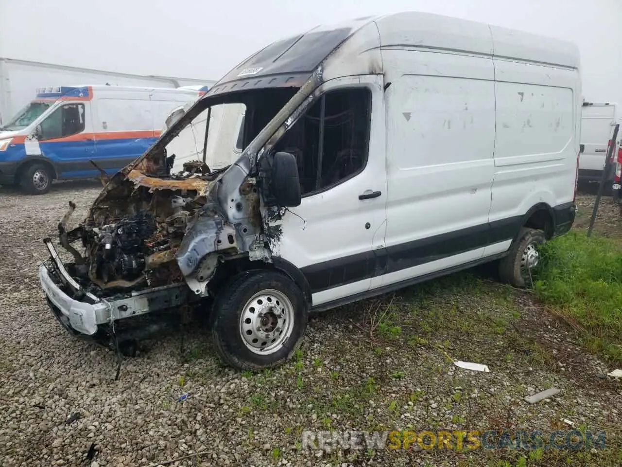 1 Photograph of a damaged car 1FTBR2X85PKA25531 FORD TRANSIT 2023