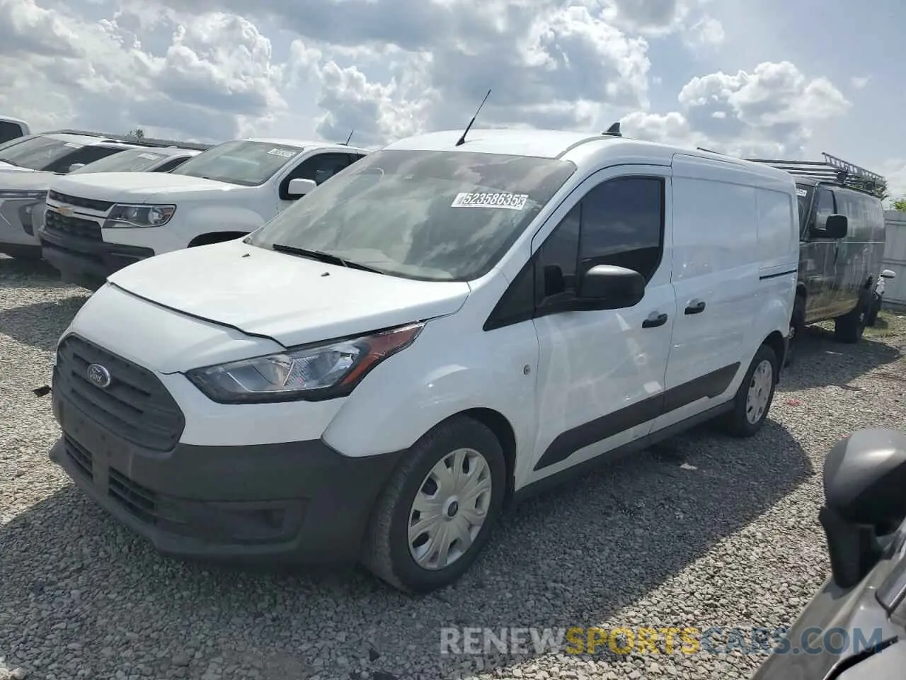 1 Photograph of a damaged car NM0LS7S29P1557389 FORD TRANSIT 2023