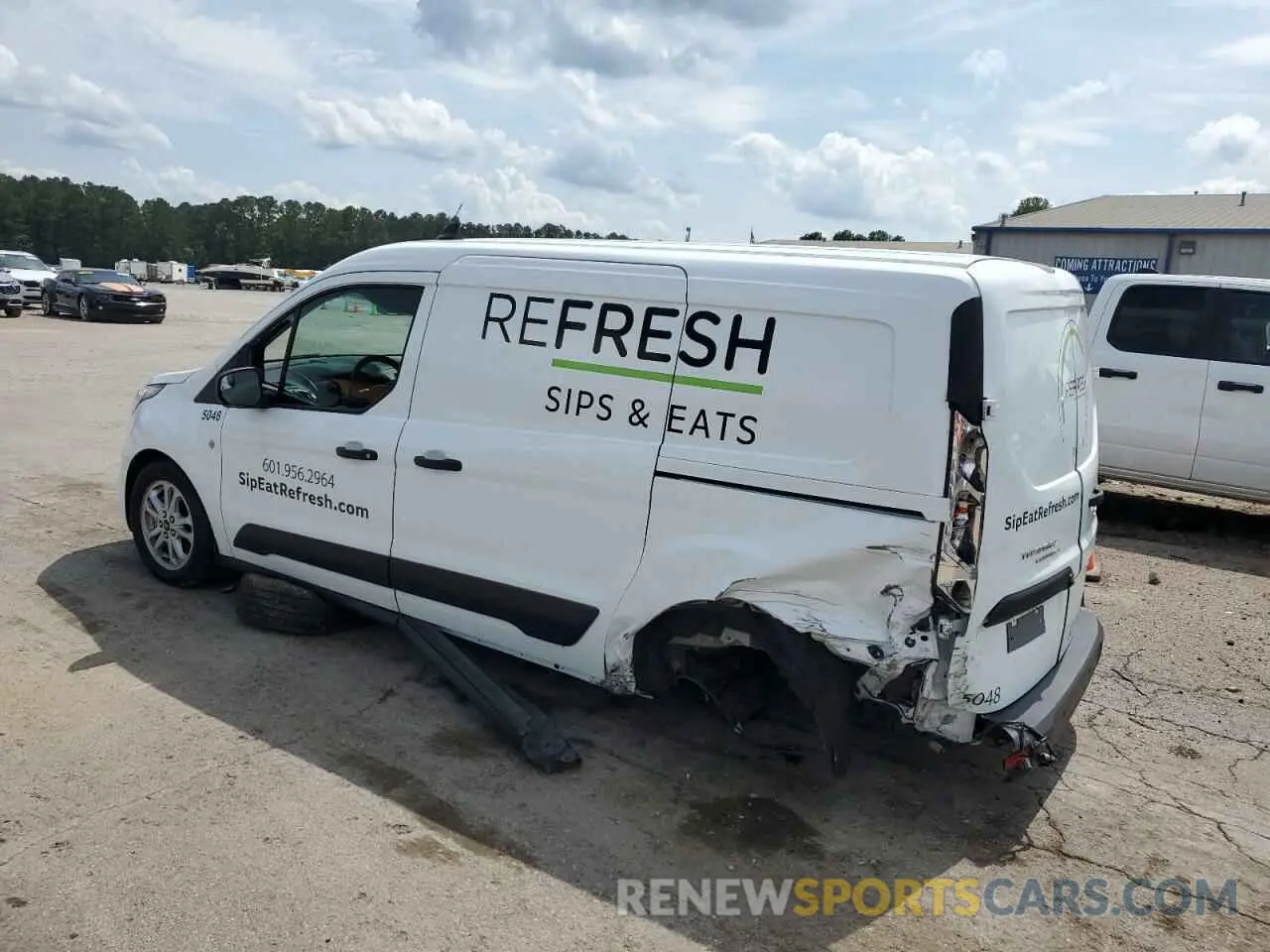 2 Photograph of a damaged car NM0LS7T23P1565048 FORD TRANSIT 2023