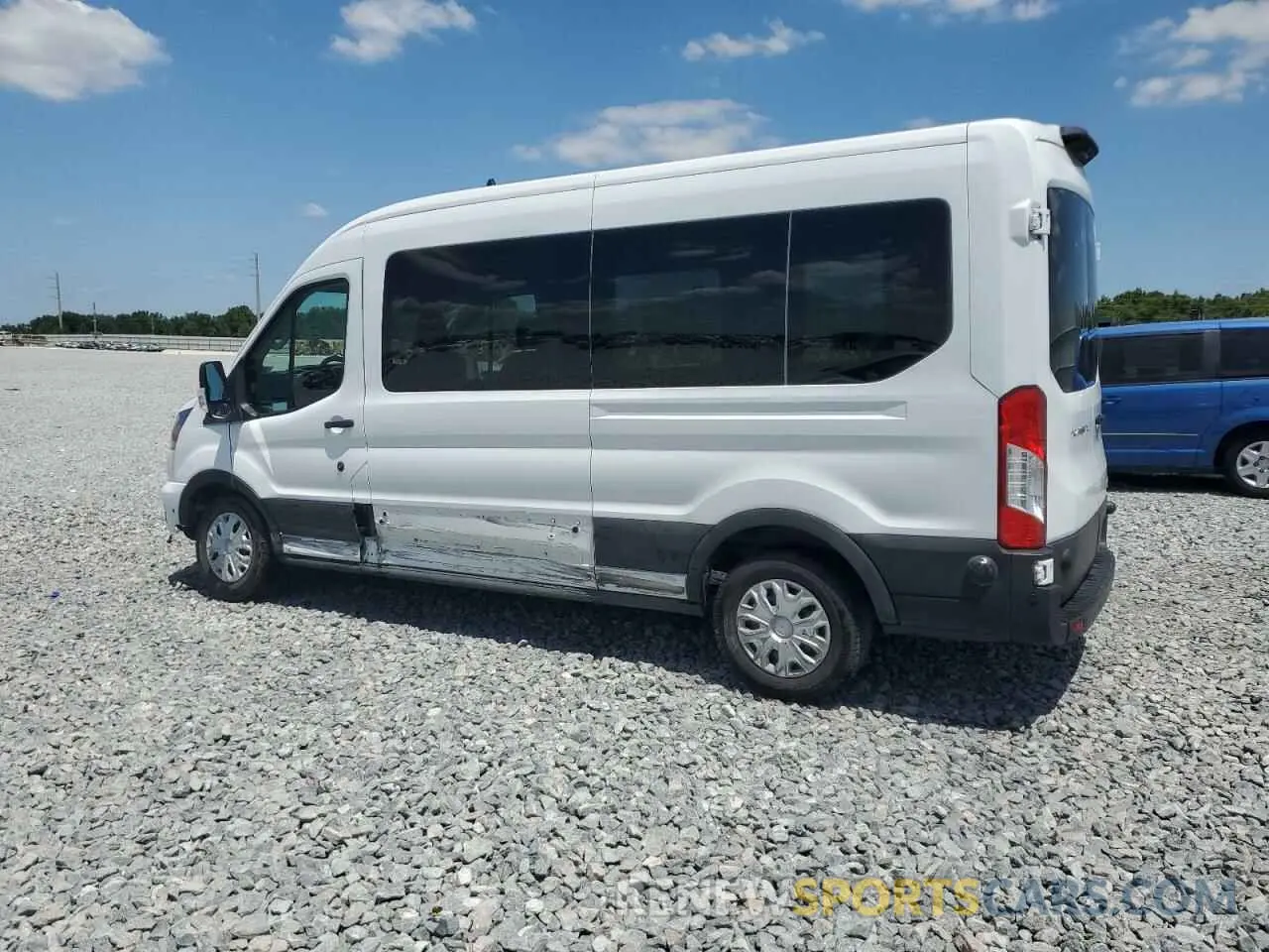 2 Photograph of a damaged car 1FBAX2C89RKA74343 FORD TRANSIT 2024