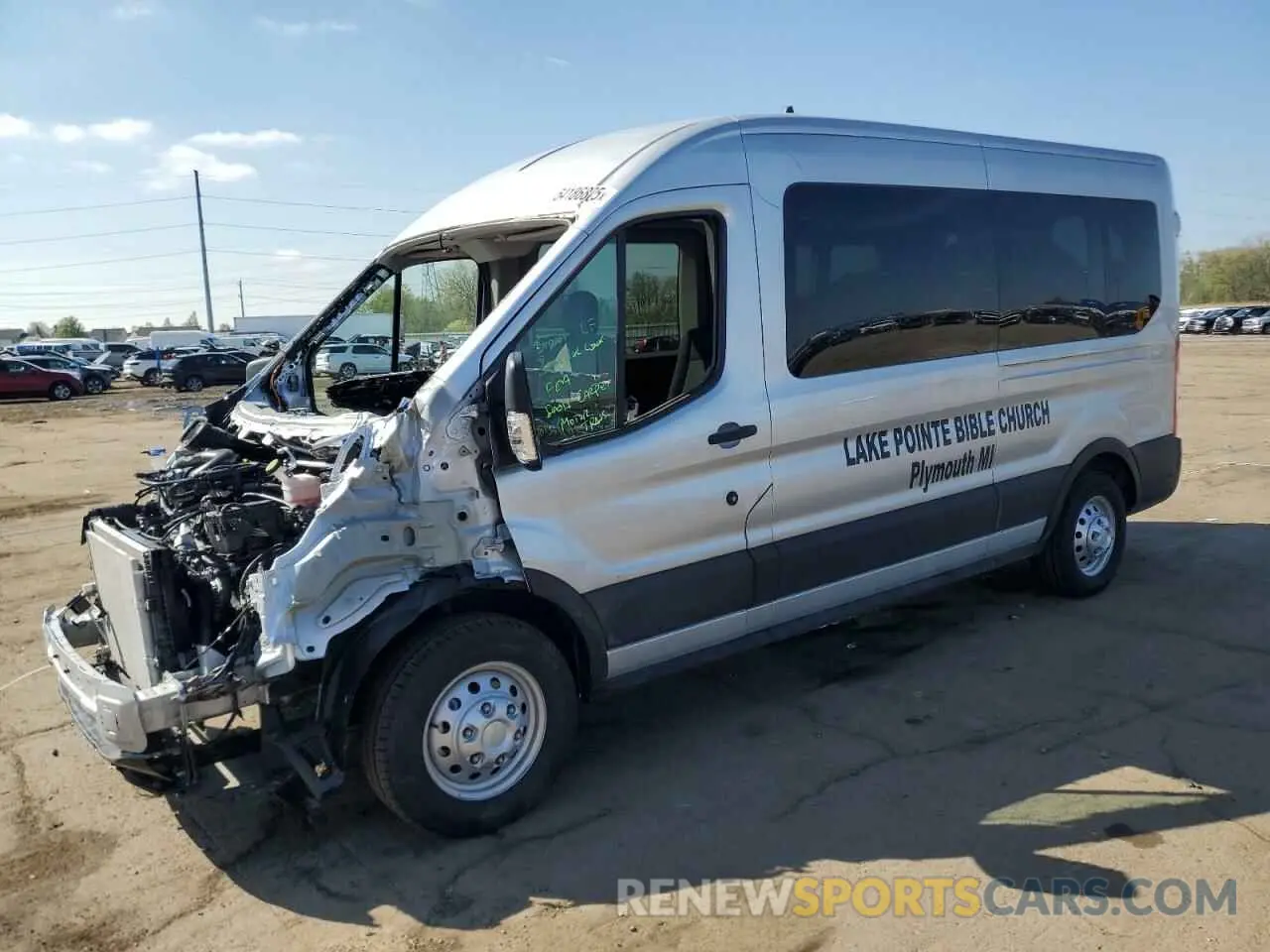 1 Photograph of a damaged car 1FBAX9C83RKB30446 FORD TRANSIT 2024